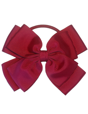 Opal Hair Bobble - Maroon 